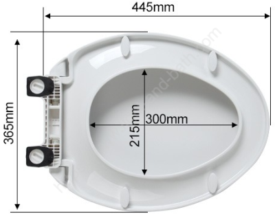 CCASC791-0200410C0 ฝารองนั่ง TI-2828 TF-2042