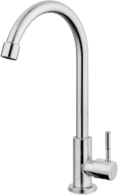 HFHOB-1000HY1 ก๊อกอ่างล้างจาน คอสวิง ท่อน้ำโค้ง แบบตั้งพื้น รุ่น 1000HY1