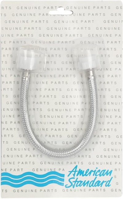 PC-110333 สายน้ำดีสแตนเลส (หัวพลาสติก) ขนาด 4x5 หุน ยาว 14 นิ้ว