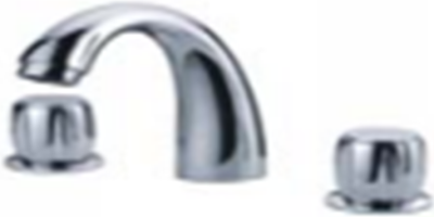 KF-01-128-50 ก๊อกผสมอ่างล้างหน้า แบบเซ็นเตอร์ 8 (พร้อมสะดืออ่างล้างหน้า)