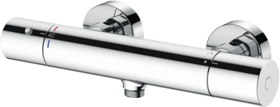 TBV01401TR ก๊อกผสมสำหรับยืนอาบน้ำ แบบปรับอุณหภูมิคงที่ ชนิดติดผนัง (ไม่รวมชุดฝักบัวสายอ่อน)