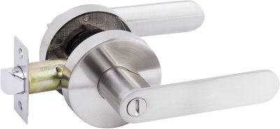 HQ446-TL01BK มือจับก้านโยก สำหรับห้องน้ำ แบบไม่มีลูกกุญแจระบบ TUBULAR LOCK