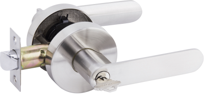 HQ446-TL01ET มือจับก้านโยก สำหรับห้องทั่วไป แบบมีลูกกุญแจ ระบบ TUBULAR LOCK