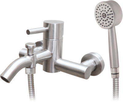 WS-0182CS ก๊อกผสมอ่างอาบน้ำ แบบติดผนัง รุ่น CHAOPRAYA