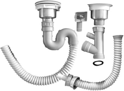 HLS14-12050-2 ชุดอ่างล้างจานสเตนเลส304 2หลุม แบบมีที่พักจาน