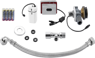 DC ฟลัชวาล์วอัตโนมัติโถปัสสาวะชาย (ใช้แบตเตอรี่)