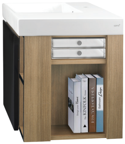 V00647WH ตู้ใต้อ่างล้างหน้าแบบแขวนผนัง สำหรับอ่าง SOULNICE C00647