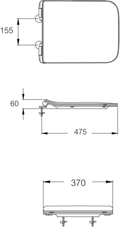 C91542 ฝารองนั่ง (SOFT CLOSE)