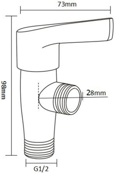BN 25225-VALVE สต็อปฝักบัว