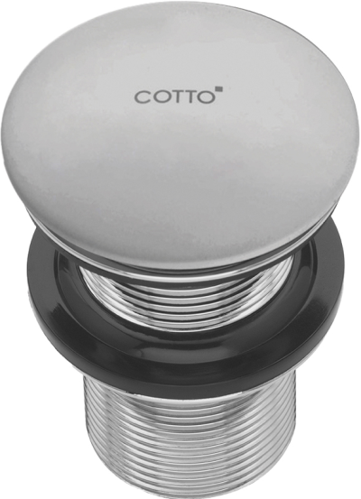 CT665N#DG(HM) สะดือไม่มีรูน้ำล้น สำหรับอ่างล้างหน้า สีเทา