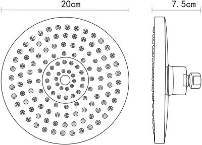 BN NEW22-RAIN ชุดเรนชาวเวอร์ พร้อมฝักบัวมือ RAIN ROUND