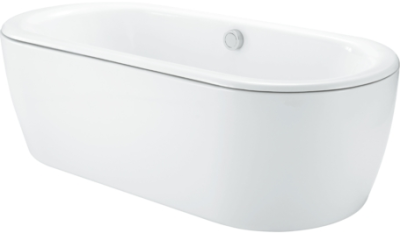 FBY1716CPW อ่างอาบน้ำเหล็กหล่อ+แผงครอบอ่าง+สะดือ