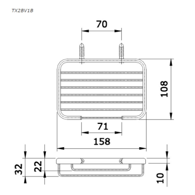TX2BV1B ที่วางสบู่