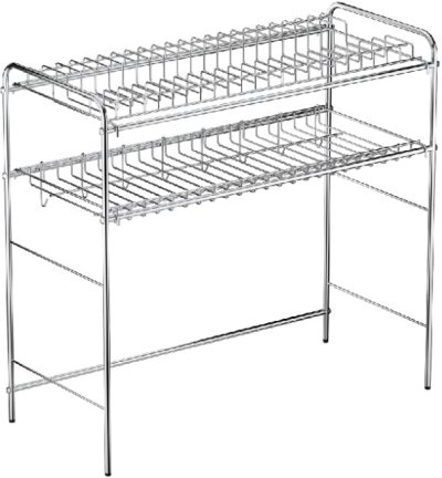 HWHOY-H107B ชั้นวางจาน แบบตั้งพื้นขาสูงบนอ่างซิงค์