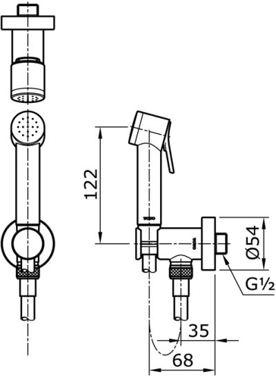 TX403SEM SHOWER SPRAY