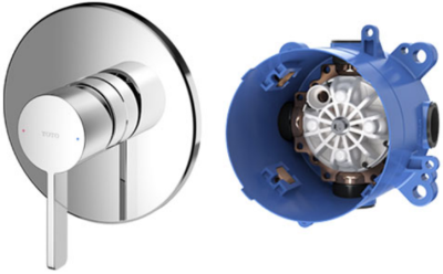 TBG11S03T#PN ก๊อกผสมยืนอาบน้ำ ชนิดฝังผนัง