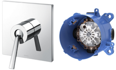 TBP02S01T#BFG ก๊อกผสมสำหรับยืนอาบน้ำ ชนิดฝังผนัง