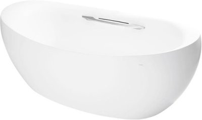 PJY1814PWE#MW RF MARBLE BATHTUB&POP-UP WASTE