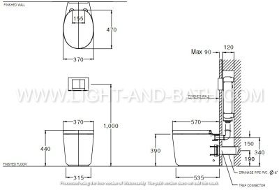 SC19557(F) สุขภัณฑ์ แบบตั้งพื้น รุ่น PATCHWORK+C962000+C942101