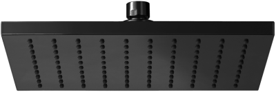 ZF14V#BN2 หัวฝักบัวก้านแข็งขนาด 10 นิ้ว สีแบ็กโครม