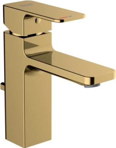 A-1301-100B-GL ก๊อกผสมอ่างล้างหน้า ไม่รวมสะดืออ่างและสต๊อปวาล์ว รุ่น ACACIA EVOLUTION (GOLD)