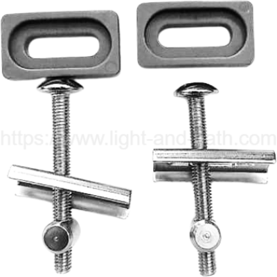 M12830 น็อตยึดหูฝารองนั่งชักโครก 62000NS-WT