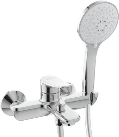 FFAS0911-6T2500BT0 ก๊อกผสมอ่างอาบน้ำและยืนอาบ พร้อมชุดฝักบัว รุ่น MILANO