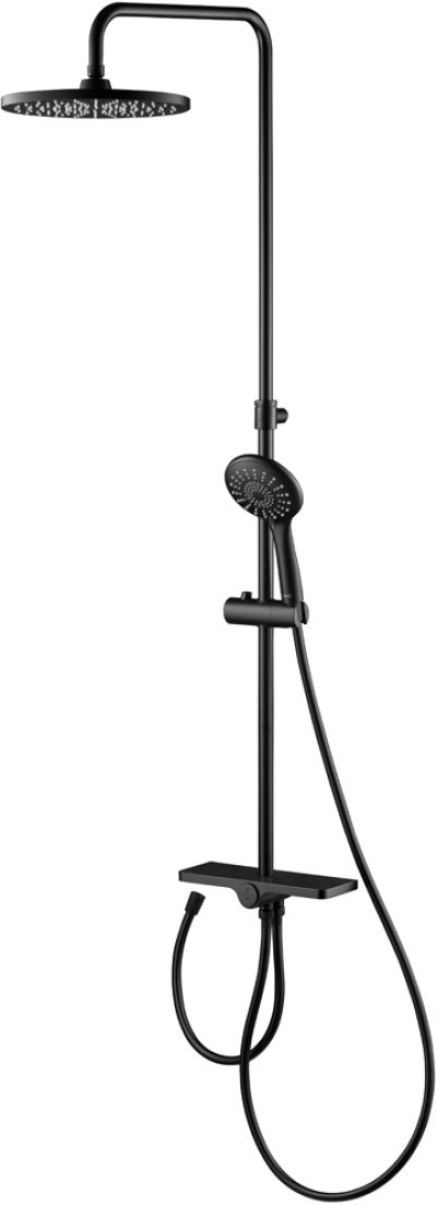 CT6216#BL ชุดฝักบัวสายอ่อน 1 ฟังก์ชั่นพร้อมฝักบัวก้านแข็ง