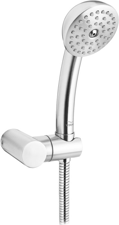 FJVHF-116ALS ฝักบัวด้ามโค้ง2.1/2"+สายSUS1.5ม+ที่เสียบ/เม็ดสีเทา