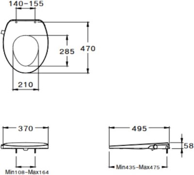 CVN92204 ฝารองนั่งอเนกประสงค์แบบไม่ใช้ไฟฟ้า