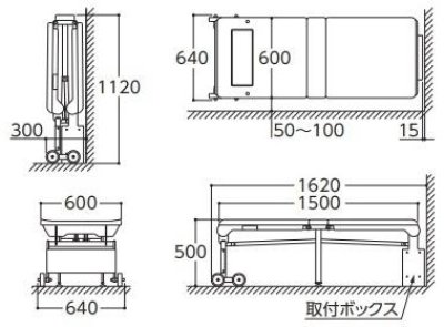EWC500RS เตียงนอนเอนกประสงค์แบบพับได้
