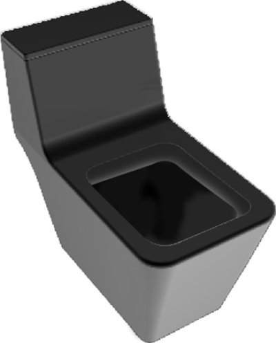 C6307(MBK) เฉพาะโถสุขภัณฑ์ SIMPLY MODISH