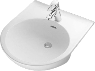 L830CMRU อ่างล้างหน้า แบบฝังครึ่งเคาน์เตอร์