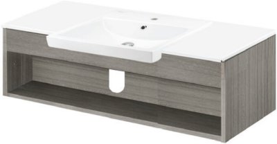 V00026P3#PJ ตู้เก็บของใต้อ่างล้างหน้าแบบแขวนผนัง สําหรับอ่าง C022607