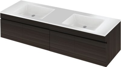 V08042P3#PJ ตู้เก็บของใต้อ่างล้างหน้าแบบแขวนผนัง สําหรับอ่าง C05157