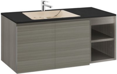 V07843#PJ ตู้เก็บของใต้อ่างล้างหน้าแบบแขวนผนัง สําหรับอ่าง C05117