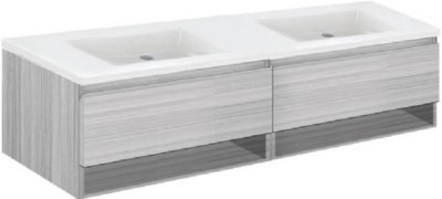 V0514P6#PJ ตู้เก็บของใต้อ่างล้างหน้าแบบแขวนผนัง สําหรับอ่าง C05157