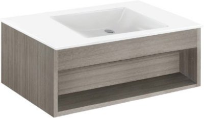 V00114P3#PJ ตู้เก็บของใต้อ่างล้างหน้าแบบแขวนผนัง สําหรับอ่าง C05157