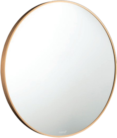 MF3610GD กระจกทรงกลม กรอบสีทอง หนา 3 มม. 800x800 มม. รุ่น VINCENT