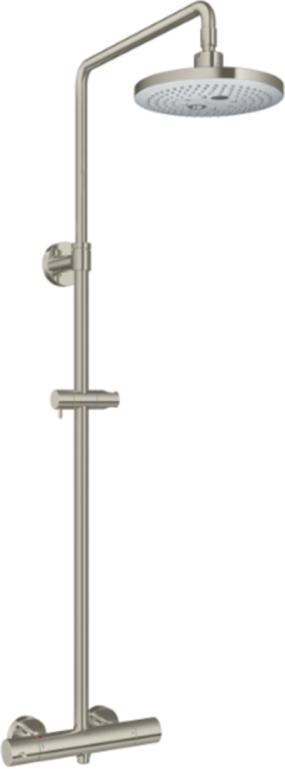 TBW01404TA#BN ก๊อกผสมสำหรับยืนอาบน้ำแบบปรับอุณหภูมิคงที่ พร้อมฝักบัวก้านแข็ง 2 ฟังก์ชัน