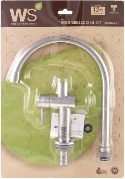 WP-0231J ก๊อกเดี่ยวอ่างล้างจาน แบบติดเคาน์เตอร์ รุ่น MAE PING