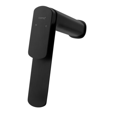 CT2332AY#BL ก๊อกผสมอ่างล้างหน้าพร้อมสายน้ำดี รุ่น SAGE ( BLACK )