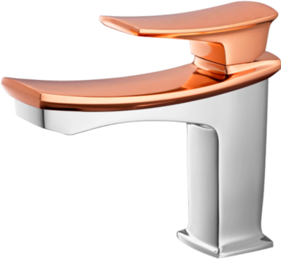 CT2251A#CRG ก๊อกผสมอ่างล้างหน้าแบบก้านโยก(สีโครมโรสโกล์ด)พร้อมสะดือแบบกดและสายน้ำดี รุ่น THANTARA