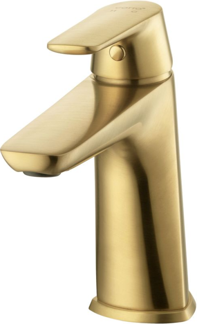 CT2341A#BGR ก๊อกผสมอ่างล้างหน้าพร้อมสายน้ำดี รุ่น STELLA (BRUSHED GOLD)