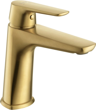 CT2341A#BGR ก๊อกผสมอ่างล้างหน้าพร้อมสายน้ำดี รุ่น STELLA (BRUSHED GOLD)