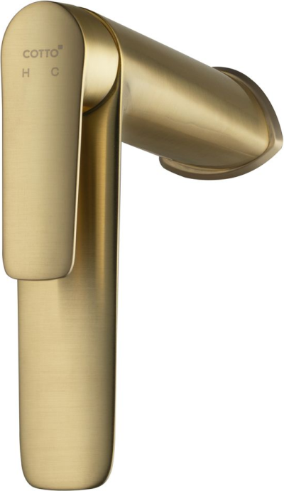 CT2342AY#BGR ก๊อกผสมอ่างล้างหน้าพร้อมสายน้ำดี รุ่น STELLA (BRUSHED GOLD)