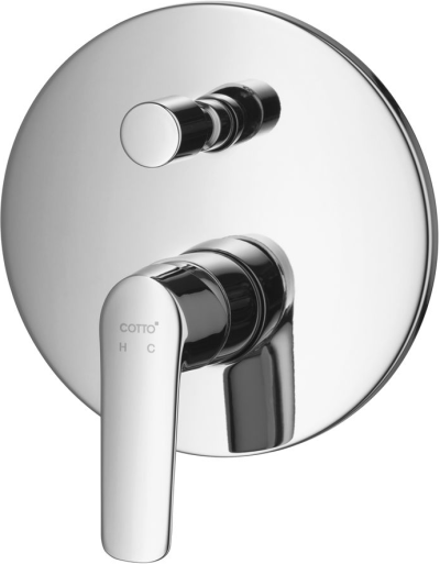 CT2344A วาล์วผสมเปิด-ปิดน้ำพร้อมวาล์วเปลี่ยนทิศทางน้ำ รุ่น STELLA ( CHROME )