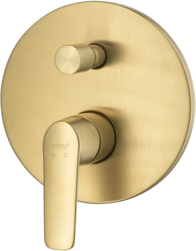 CT2344A#BGR วาล์วผสมเปิด-ปิดน้ำพร้อมวาล์วเปลี่ยนทิศทางน้ำ รุ่น STELLA (BRUSHED GOLD)