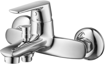 CT2345A ก๊อกผสมอ่างอาบน้ำ แบบติดผนัง รุ่น STELLA ( CHROME )