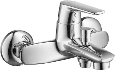 CT2345A ก๊อกผสมอ่างอาบน้ำ แบบติดผนัง รุ่น STELLA ( CHROME )